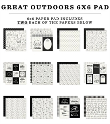Carta Bella Paper Pad 6x6" - Great Outdoors